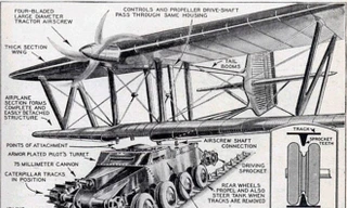 Xe tăng bay do John Walter Christie thiết kế. 