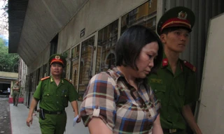 Bị cáo Nguyễn Thị Ngọc Hương tại tòa án