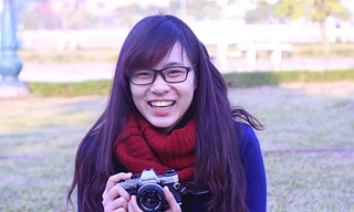 Nữ sinh xinh đẹp và ước mơ dấn thân nghề báo