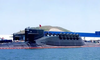 Tầm bắn của loại tên lửa mới của Trung Quốc chưa đạt tối đa vì nước này chưa có đột phá trong công nghệ tàu ngầm. (Ảnh: SMCP)