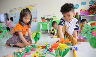 Môi trường không dịch bệnh trẻ sẽ phát triển cả thể chất, tâm hồn và trí tuệ. Ảnh: Thế Đại 