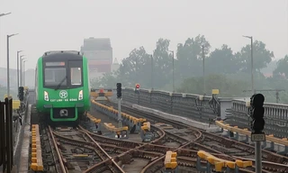 Dự án đường sắt đô thị Cát Linh - Hà Đông sử dụng vốn vay ODA chậm tiến độ, đội vốn nhiều lầnẢnh: Lê Hữu Việt