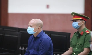 Bị cáo Đinh Ngọc Hệ tại phiên tòa phúc thẩm Ảnh: T.C