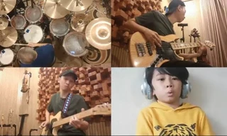 Bài hát được hưởng ứng từ rất nhiều nghệ sĩ (ảnh cắt từ clip)