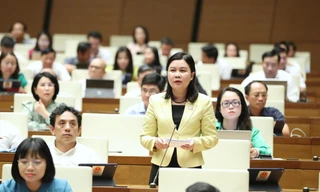 Đại biểu Nguyễn Phương Thủy, Phó Chủ nhiệm Ủy ban pháp luật của Quốc hội. Ảnh: Như Ý 