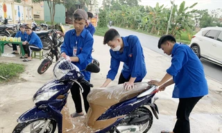 Thợ rửa xe 'áo xanh'