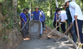 Áo xanh tình nguyện 'phủ sóng' khắp nơi 