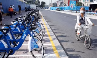 5 quận nội thành Hà Nội triển khai xe đạp công cộng