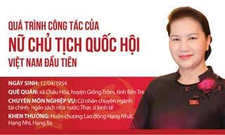 Quá trình công tác của nữ Chủ tịch Quốc hội Việt Nam đầu tiên