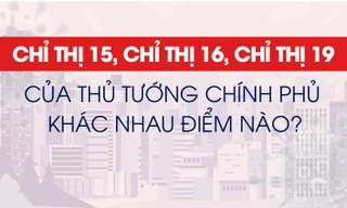 Chỉ thị 15, Chỉ thị 16, Chỉ thị 19 của Thủ tướng Chính phủ khác nhau điểm nào?