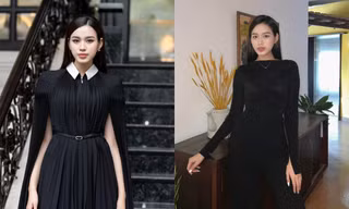 Lý do nào khiến Hoa hậu Đỗ Thị Hà gần đây chỉ mặc đồ đen toàn tập?