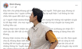 Diễn viên "Tết Ở Làng Địa Ngục" xin lỗi vì rì-viu quán cà phê "hẹn hò giấu mặt"