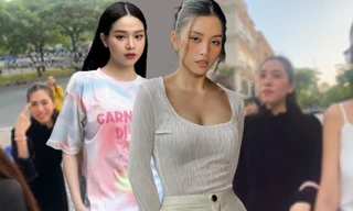 Tiểu Vy quay clip "bóc phốt" hội chị em Hoa hậu giữa phố, lý do khiến netizen ngỡ ngàng