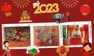 Hà Nội: Điểm danh các quán café trang trí Tết Quý Mão theo concept "1900 hồi đó"