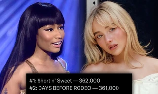 Sabrina Carpenter xưng vương Billboard 200, "phục thù" cho đàn chị Nicki Minaj