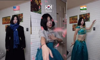 Clip "gục ngã" theo phong cách phim Ấn Độ và K-drama khiến netizen cười nghiêng ngả