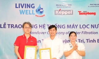 Đưa nước sạch đến gần 20.000 người dân vùng hạn, mặn tại tỉnh Bến Tre - Trà Vinh