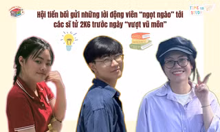 Hội tiền bối "nhả vía" thành công cho sĩ tử 2K6 trước ngày thi tốt nghiệp THPT