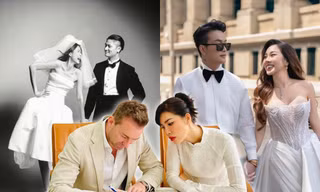 Siêu mẫu Minh Tú, Cao Thiên Trang lần lượt lên xe hoa, TiTi (HKT) khoe ảnh cưới