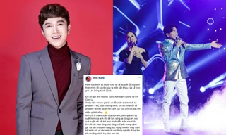 MC Minh Xù xin lỗi vì sự cố trong phần trao giải thưởng Làn Sóng Xanh cho Đan Trường - Cẩm Ly