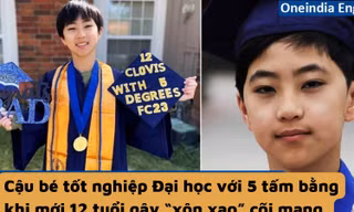"Con nhà người ta": Cậu bé tốt nghiệp Đại học với 5 tấm bằng khi mới 12 tuổi