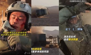 Vương Nhất Bác lăn xả trên phim trường: Gặp tai nạn lật xe vẫn muốn tiếp tục ghi hình