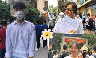 Môn Toán thi tốt nghiệp THPT 2024: Sĩ tử thấy "dễ thở", tự tin nắm chắc 7 điểm