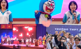 Ricky Star rủ Freaky, Doraemon lên sân khấu khai giảng, khởi đầu năm học đầy năng lượng
