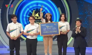 Đường Lên Đỉnh Olympia: Nữ sinh Hà Nội giành chiến thắng thuyết phục với 220 điểm 