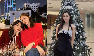 Dàn Hoa - Á hậu đón Giáng sinh: Kỳ Duyên sát cánh bên Minh Triệu, Đỗ Thị Hà bận rộn chạy show