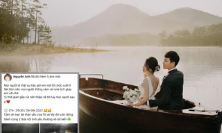 Quán quân Cười Xuyên Việt và bạn gái khoe ảnh cưới ở Đà Lạt, chốt ngày về chung nhà