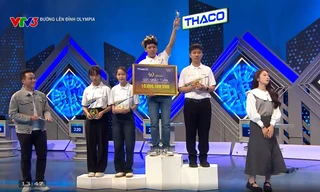 Đường Lên Đỉnh Olympia: Nam sinh Nghệ An giành chiến thắng "nhanh như chớp"