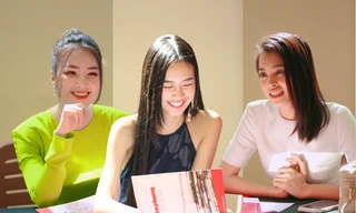 Tiểu Vy, Bảo Ngọc khoe visual "vạn người mê" khi chấm mặt mộc thí sinh Hoa hậu Việt Nam 2022