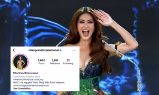 Đoàn Thiên Ân "out" Top 10: Ai cũng tiếc nuối, tài khoản Miss Grand tụt 1 triệu lượt theo dõi