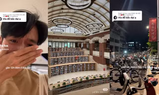 Thư viện Bắc Đại nửa đêm vẫn sáng đèn, học bá xứ Trung "không bao giờ ngủ" là có thật