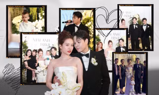 Con trai đầu lòng trở thành tâm điểm trong đám cưới của Jaykii và Mai Anh