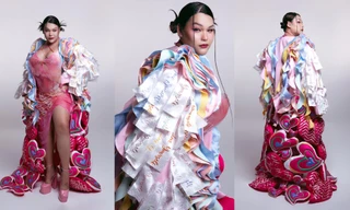 Người mẫu ngoại cỡ, mình dây rực rỡ trong BST của nhà thiết kế từng là nạn nhân body-shaming