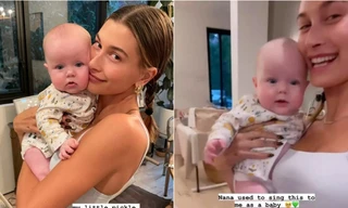 Thực hư bức ảnh con trai của Justin Bieber và Hailey Bieber lần đầu lộ diện