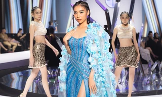 Hậu thi Miss Grand Vietnam, "Ba Lùi" Nguyên Thảo gây bất ngờ khi sải bước trên sàn catwalk