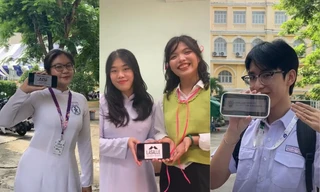 Đến lượt học sinh 12 chuyên Anh THPT chuyên Trần Đại Nghĩa khoe "vé" du học trường top