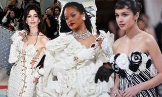 Họa tiết hoa trà "nở rộ" trên thảm đỏ Met Gala 2023, ngôi sao nào gây ấn tượng nhất?