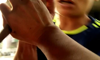 Đối tượng dùng dao để thu tiền tài xế.