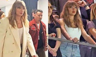 Biểu cảm của Taylor Swift khi bị khán giả la ó phản đối tại Super Bowl 2025