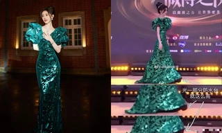 Đi giày siêu cao nhưng “mỹ nữ 4000 năm” Cúc Tịnh Y vẫn không giấu được vóc dáng thật