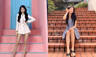 Chân dài như Jang Won Young cũng khổ: Đi tìm ứng dụng giúp thu ngắn chân khi chụp ảnh