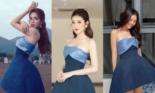 Chiếc váy thần thánh của NTK Lê Thanh Hòa: Cô gái nào mặc cũng hóa chân dài eo thon