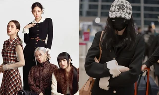 Giàu như Quan Hiểu Đồng, diện ra sân bay mẫu áo khoác Chanel mà Jennie chỉ mặc chụp tạp chí