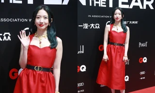 Lần đầu tiên thảm đỏ C-Biz có nữ nghệ sĩ khiến fan nhìn mà thấy tiếc cho bộ váy Dior