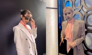 V-Biz mấy ai cao tay như Min, diện đồ rất giống BLACKPINK nhưng vẫn được khen phong cách