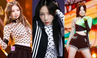 Ngoài BLACKPINK, nhiều idol cũng mê mẩn trang phục trăng lưỡi liềm dù rất khó mặc đẹp